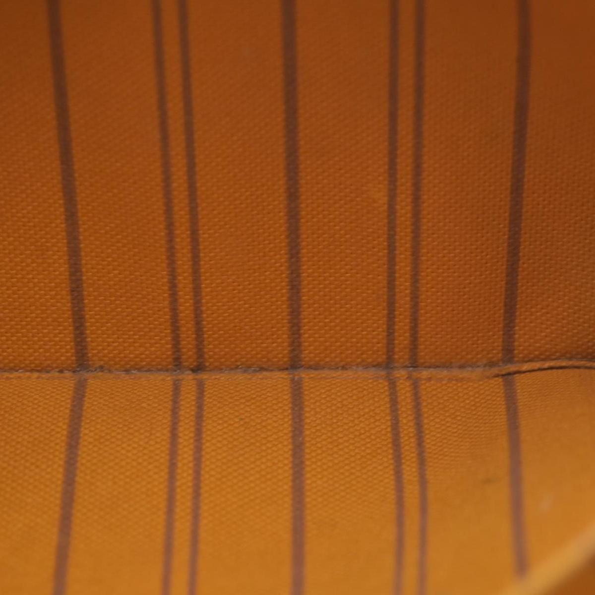 $650 Louis Vuitton Damier Azur Braided Neverfull MM Tote Pochette