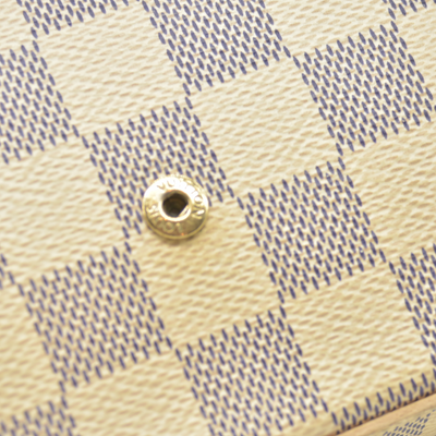 $1580 2017 Louis Vuitton Damier Azur Pochette Felicie Crossbody MI5107