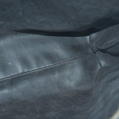 CHANEL Matelasse Chain Shoulder Bag Patent leather Black Gold CC