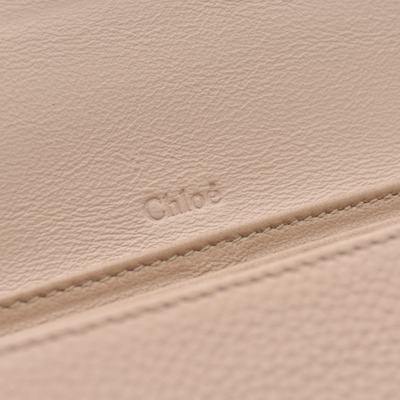 $525 2018 Chloe Indy Leather Long Bifold Wallet Purse Pink