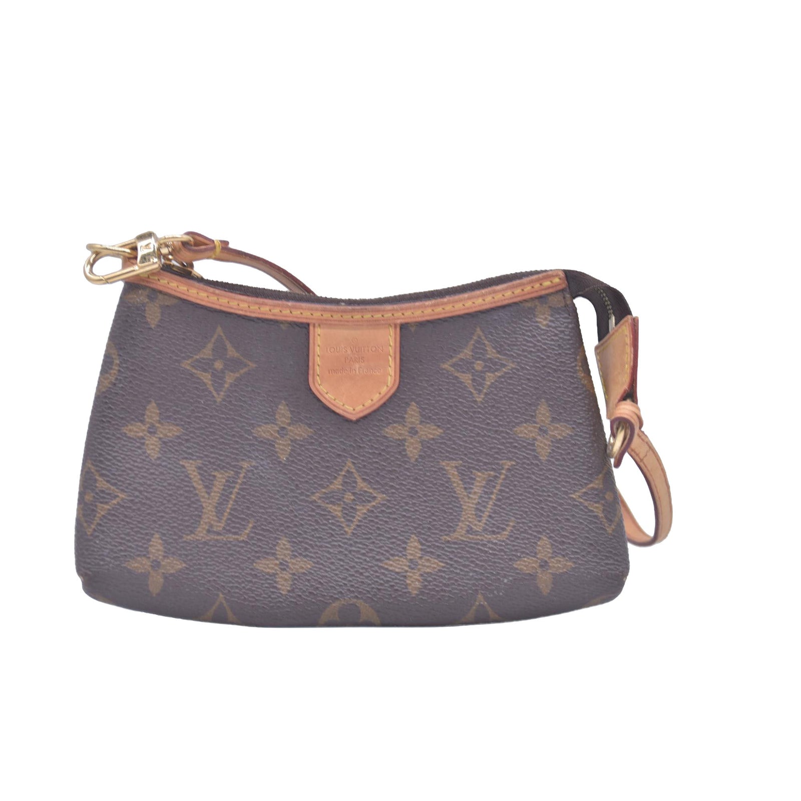 $1250 2010 Louis Vuitton Monogram Mini Pochette Delightful SA1130