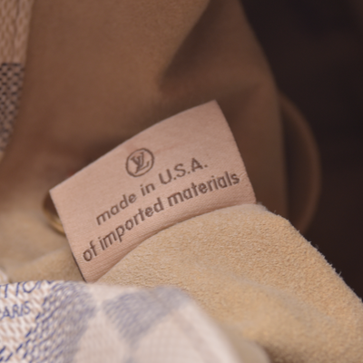 $2500 USA Louis Vuitton Damier Azur Artsy MM Hobo Shoulder Bag
