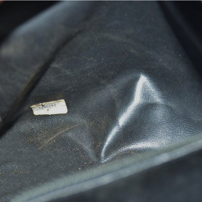 CHANEL Matelasse Chain Shoulder Bag Patent leather Black Gold CC