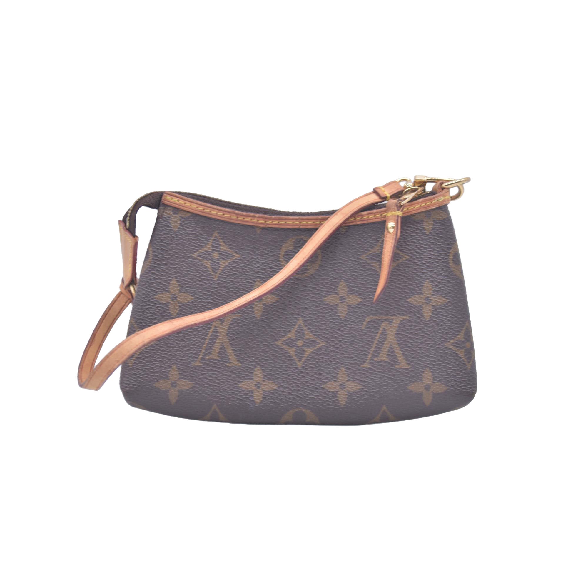 $1250 2010 Louis Vuitton Monogram Mini Pochette Delightful SA1130 10020754