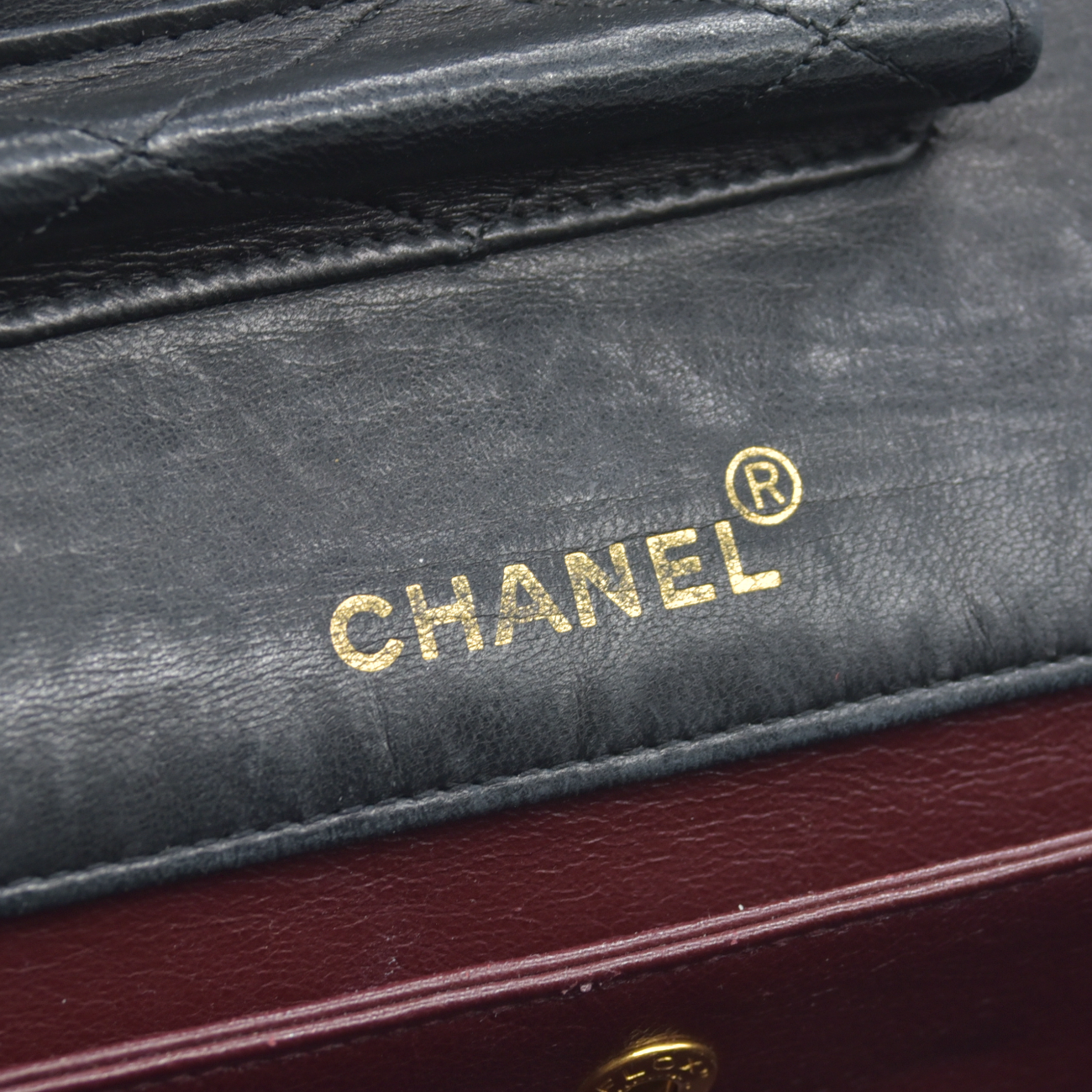 $11300 Chanel 1990-1991 Vintage Jumbo Single Flap Bag - 24K Gold Plated Hardware