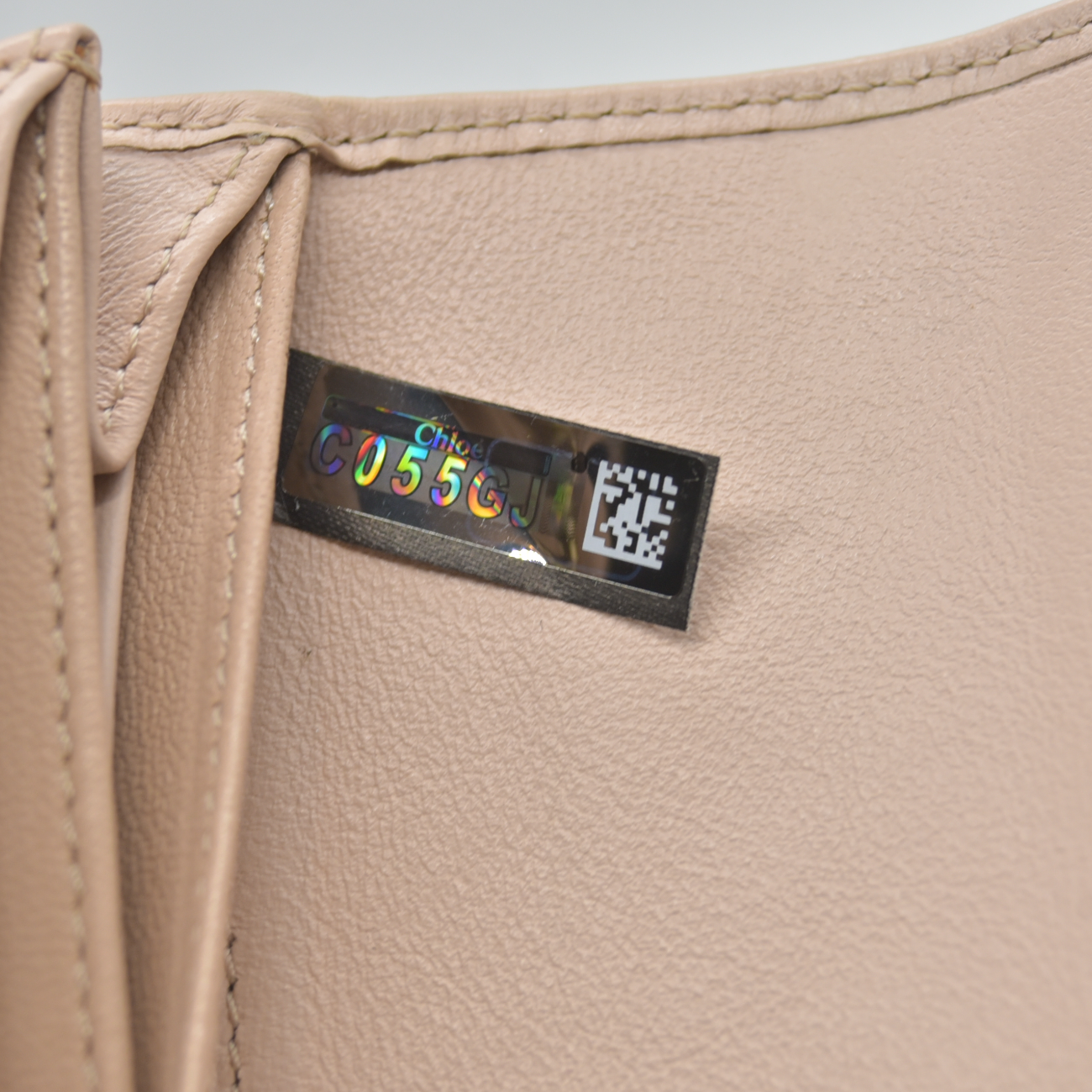 $525 2018 Chloe Indy Leather Long Bifold Wallet Purse Pink