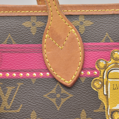 2018 $2170 Louis Vuitton  Monogram Summer Trunks Neo Neverfull MM GI2128