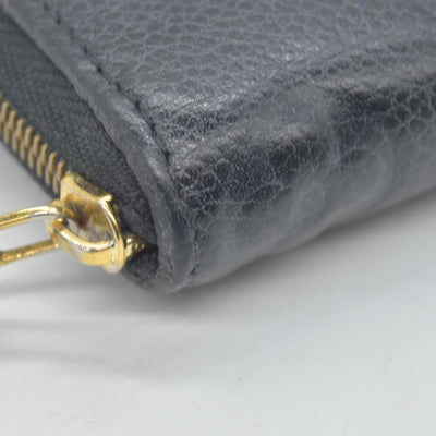 $760 2015 Louis Vuitton Monogram Empreinte Zippy Zip Around Wallet Coin Purse TS0155