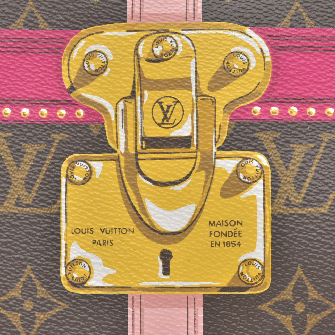 2018 $2170 Louis Vuitton  Monogram Summer Trunks Neo Neverfull MM GI2128