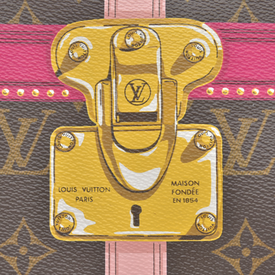 2018 $2170 Louis Vuitton  Monogram Summer Trunks Neo Neverfull MM GI2128