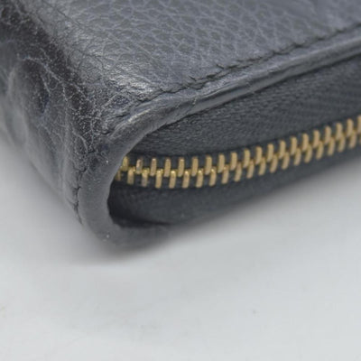 $760 2015 Louis Vuitton Monogram Empreinte Zippy Zip Around Wallet Coin Purse TS0155