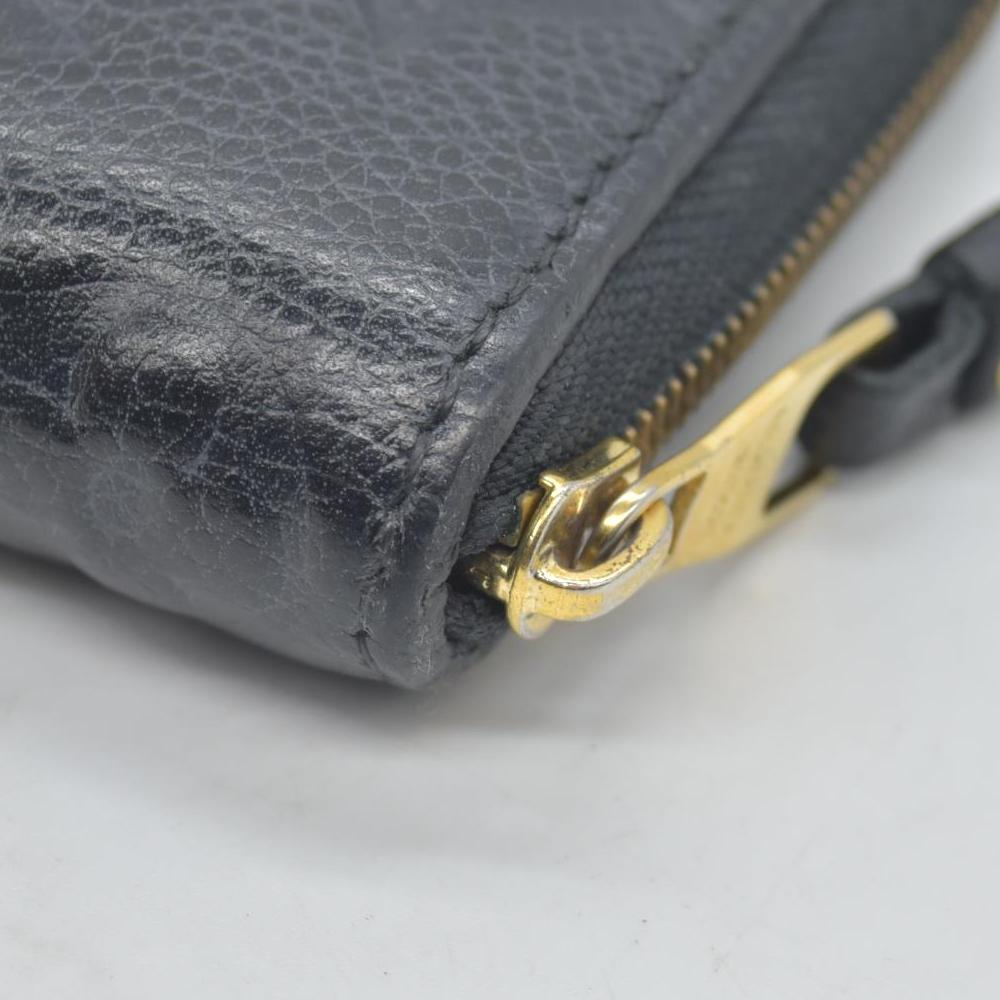 $760 2015 Louis Vuitton Monogram Empreinte Zippy Zip Around Wallet Coin Purse TS0155