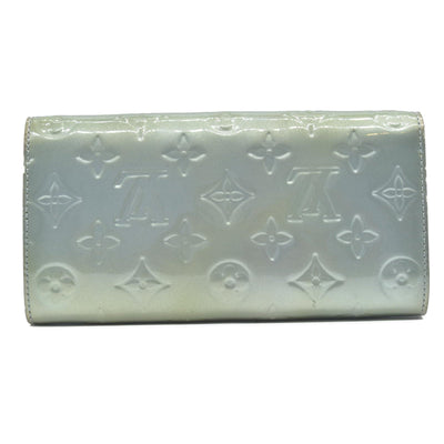 $840 LOUIS VUITTON Monogram Vernis Portefeuille Sarah Long Wallet TS3141 2011