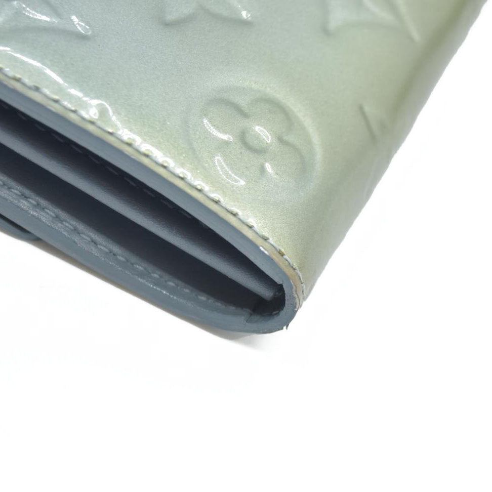 $840 LOUIS VUITTON Monogram Vernis Portefeuille Sarah Long Wallet TS3141 2011