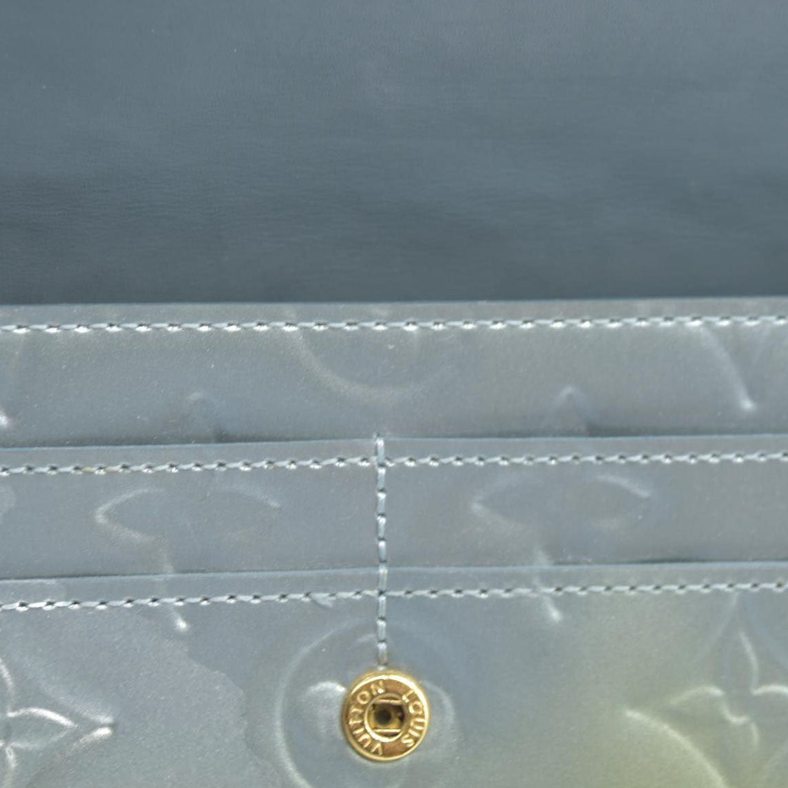 $840 LOUIS VUITTON Monogram Vernis Portefeuille Sarah Long Wallet TS3141 2011