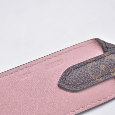 $570 2019 Louis Vuitton Monogram Bandouliere Shoulder Strap Rose Poudre
