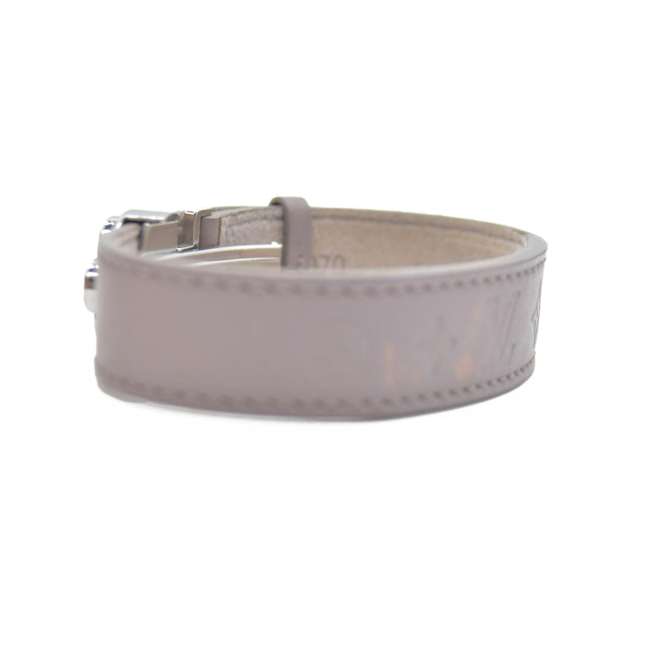 $475 Louis Vuitton Leather Epi Wish Wrap Bracelet SN0070