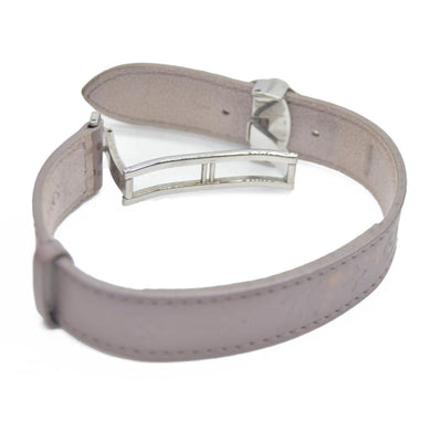 $475 Louis Vuitton Leather Epi Wish Wrap Bracelet SN0070