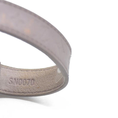 $475 Louis Vuitton Leather Epi Wish Wrap Bracelet SN0070