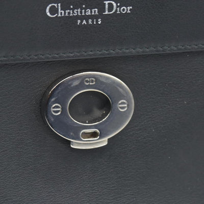 $6100 Christian Dior Smooth Calfskin Small Bi-Color Be Dior Flap Black Pink CONSIGNMET