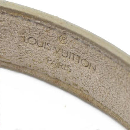 $475 Louis Vuitton Leather Epi Wish Wrap Bracelet Brown SN1909