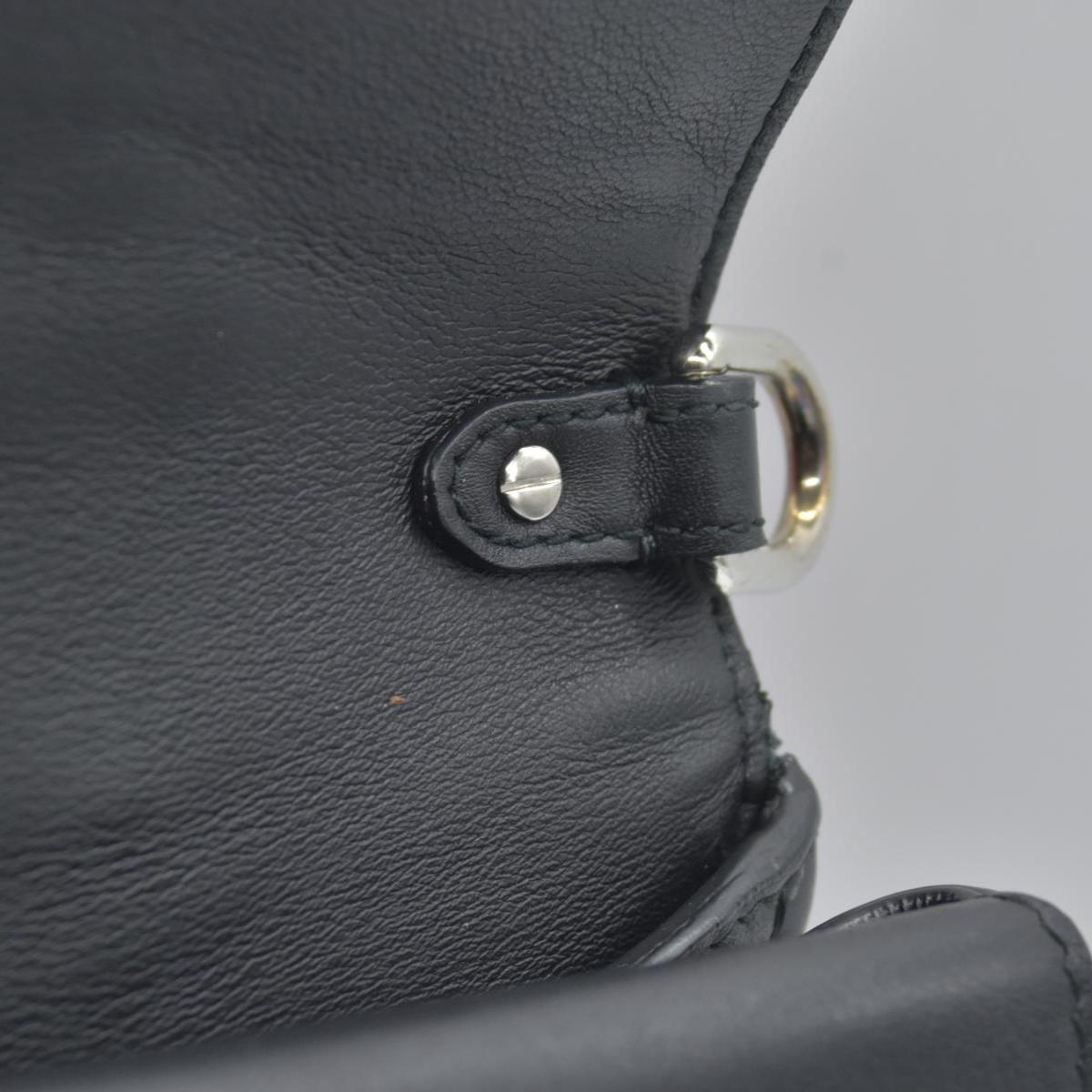 $6100 Christian Dior Smooth Calfskin Small Bi-Color Be Dior Flap Black Pink CONSIGNMET