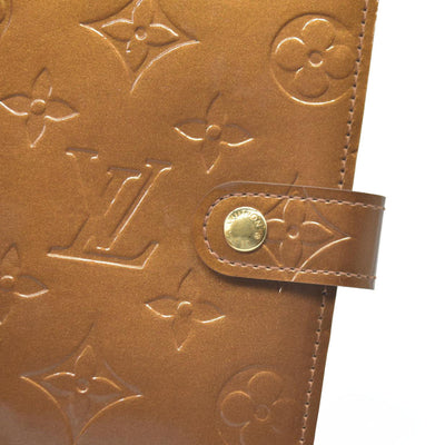 $505 LOUIS VUITTON Monogram Vernis Agenda PM Day Planner Notebook Cover