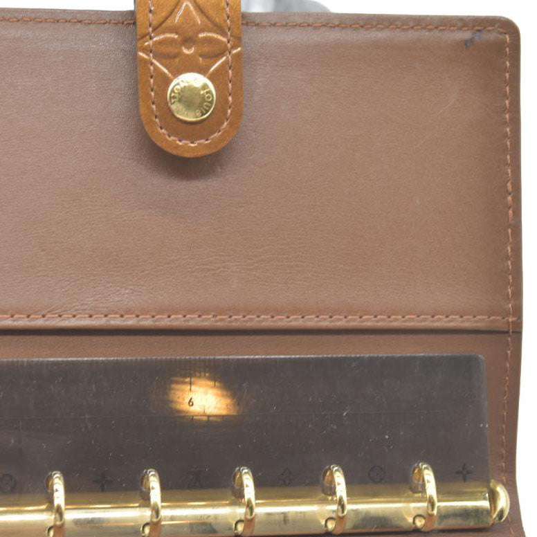 $505 LOUIS VUITTON Monogram Vernis Agenda PM Day Planner Notebook Cover