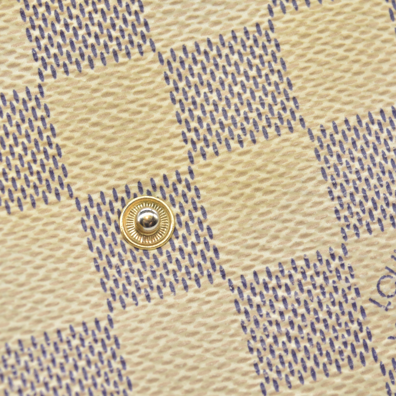 $625 2019 Louis Vuitton Damier Azur Rose Ballerine Victorine Wallet White Pink  FH4179