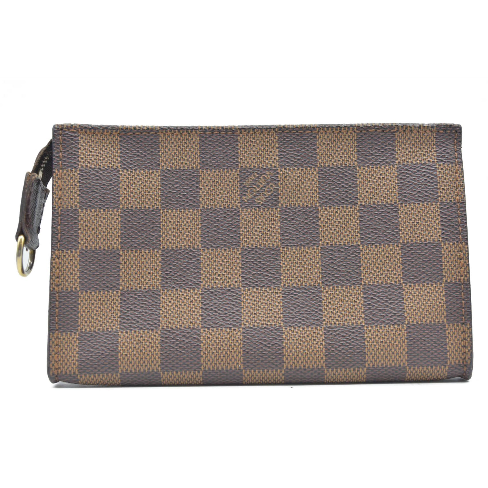 AUCTION $1290 Louis Vuitton Damier Ebene Accessories Pouch for Marais Toiletry Bag