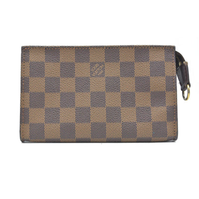 AUCTION $1290 Louis Vuitton Damier Ebene Accessories Pouch for Marais Toiletry Bag