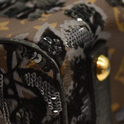 Louis Vuitton  Monogram Fleur De Jais Sequins Speedy 30 TR3160