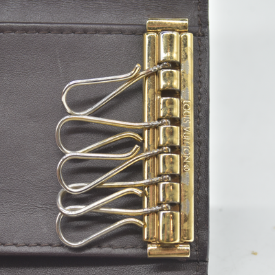 $465 2015 Louis Vuitton Vernis Multicles 6 Key Holder Amarante TS0175