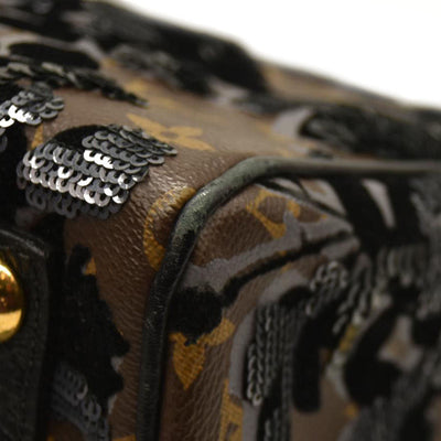 Louis Vuitton  Monogram Fleur De Jais Sequins Speedy 30 TR3160