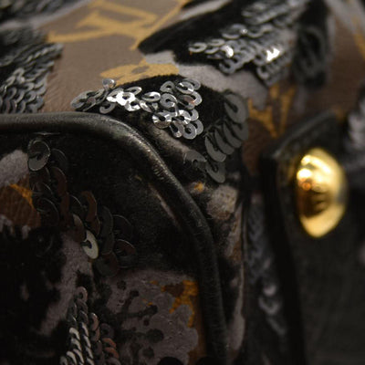Louis Vuitton  Monogram Fleur De Jais Sequins Speedy 30 TR3160