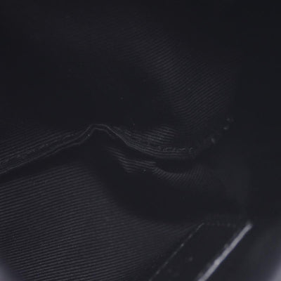 $850 SAINT LAURENT Black Quilted Leather Loulou Puffer Pouch CONSIGNMENT 10021500