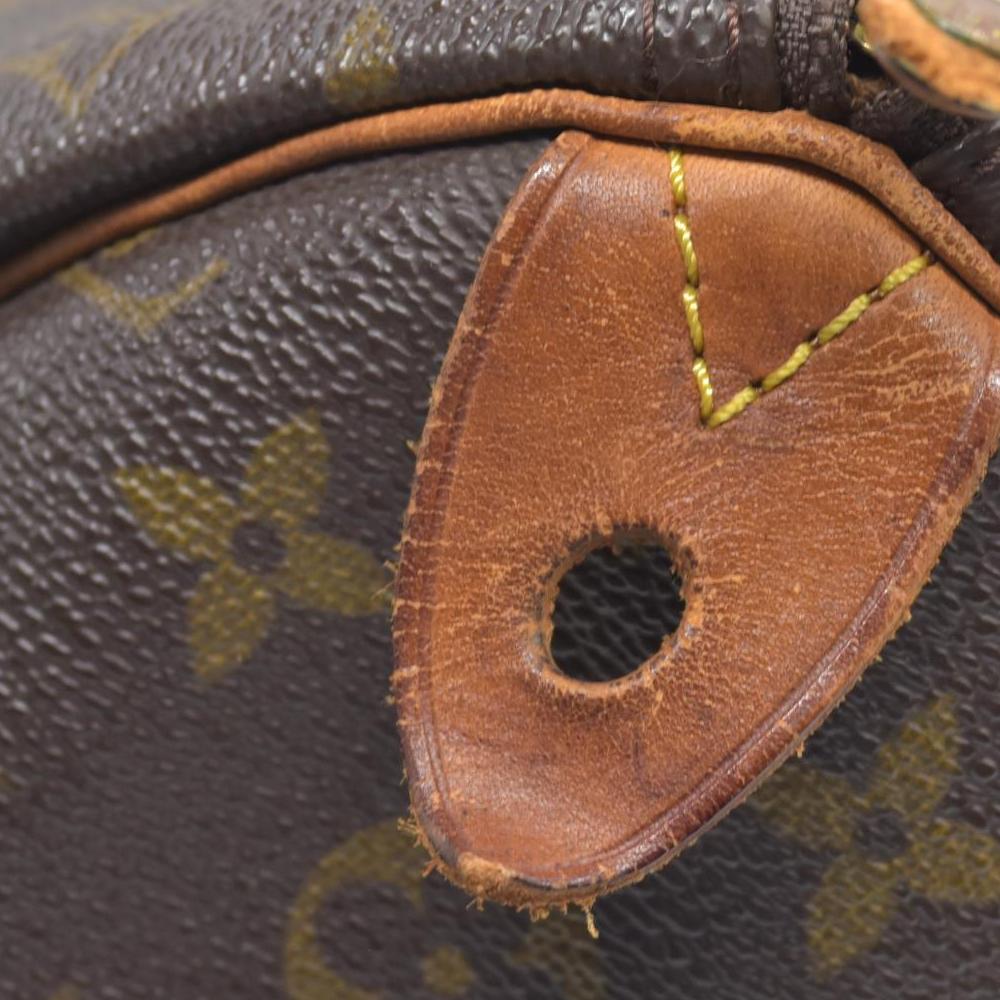 $1730 Louis Vuitton Monogram Speedy 35 SP0954