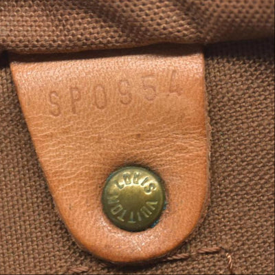 $1730 Louis Vuitton Monogram Speedy 35 SP0954