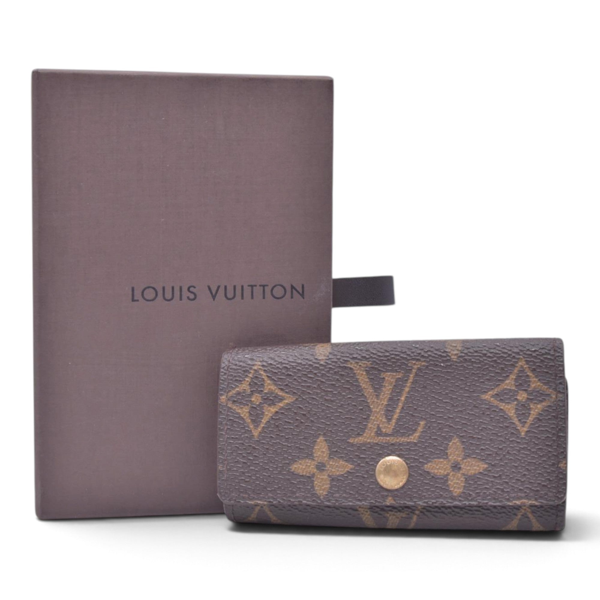 $300 LOUIS VUITTON Monogram 4 Key Holder Multicles CONSIGNMENT 10021495