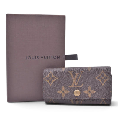 $300 LOUIS VUITTON Monogram 4 Key Holder Multicles CONSIGNMENT 10021495