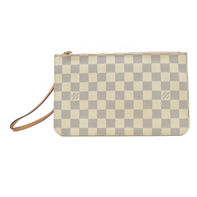 $2200 Louis Vuitton  Damier Azur Neverfull MM GM Pochette