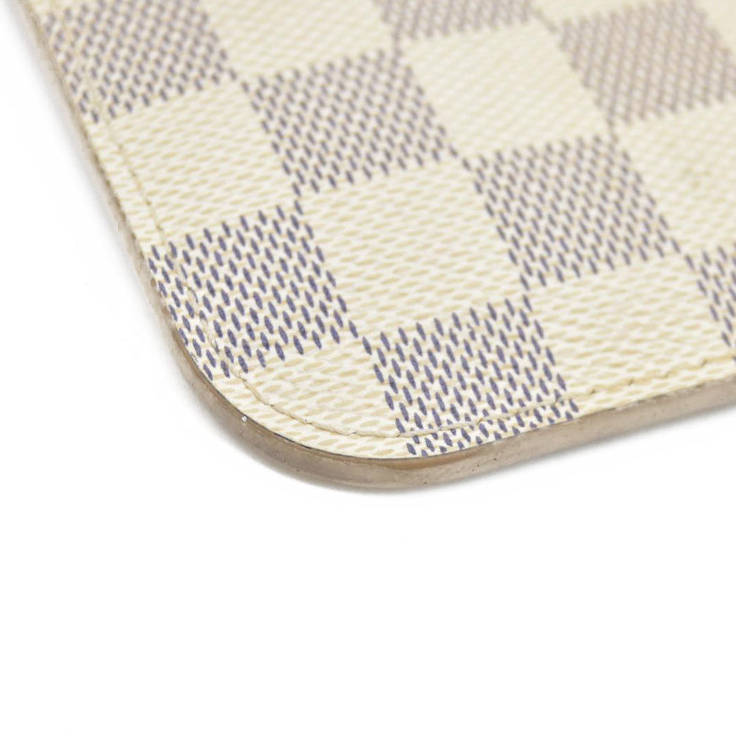 $2200 Louis Vuitton  Damier Azur Neverfull MM GM Pochette