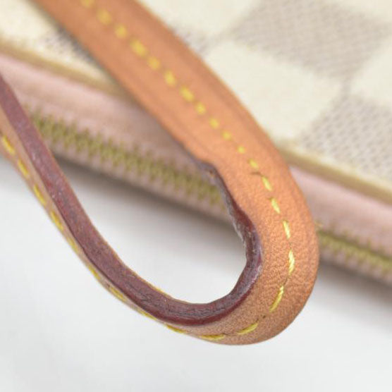 $2200 Louis Vuitton  Damier Azur Neverfull MM GM Pochette