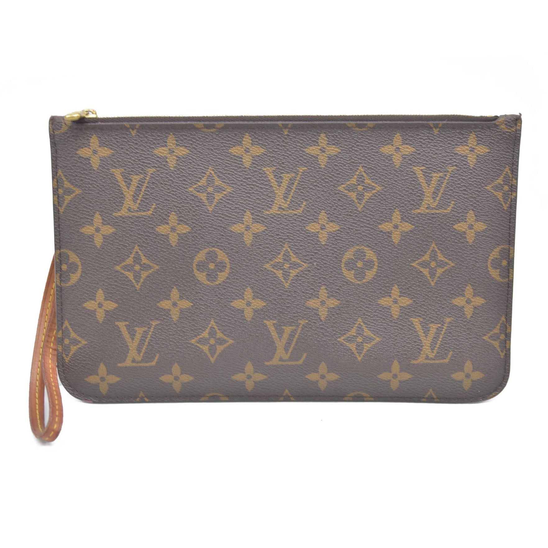 $2170 Louis Vuitton 2021 LV Monogram Neverfull MM Pochette