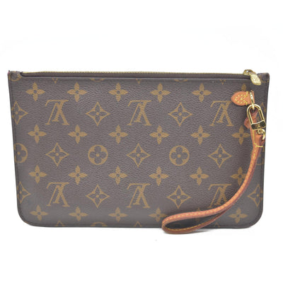 $2170 Louis Vuitton 2021 LV Monogram Neverfull MM Pochette