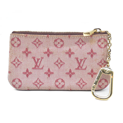 Louis Vuitton Monogram Mini Pochette Cles Wallet Coin Purse Pink