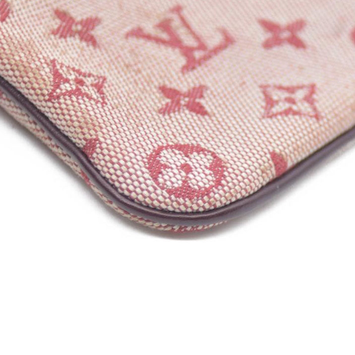 Louis Vuitton Monogram Mini Pochette Cles Wallet Coin Purse Pink