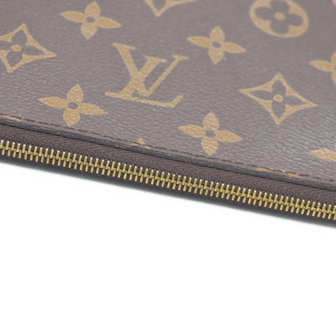 $2170 Louis Vuitton 2021 LV Monogram Neverfull MM Pochette