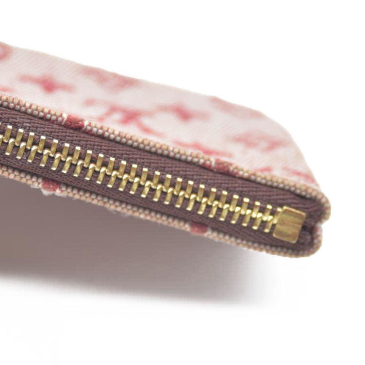Louis Vuitton Monogram Mini Pochette Cles Wallet Coin Purse Pink