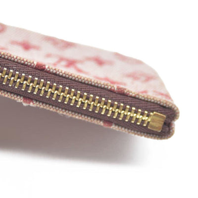 Louis Vuitton Monogram Mini Pochette Cles Wallet Coin Purse Pink
